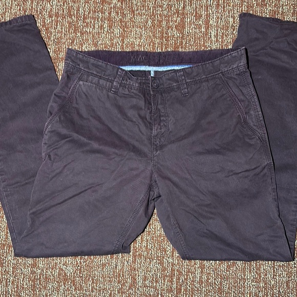 MAC Jeans MAC Chinos Lenny modern fit trousers deep purple men’s 32 statement - Picture 1 of 13